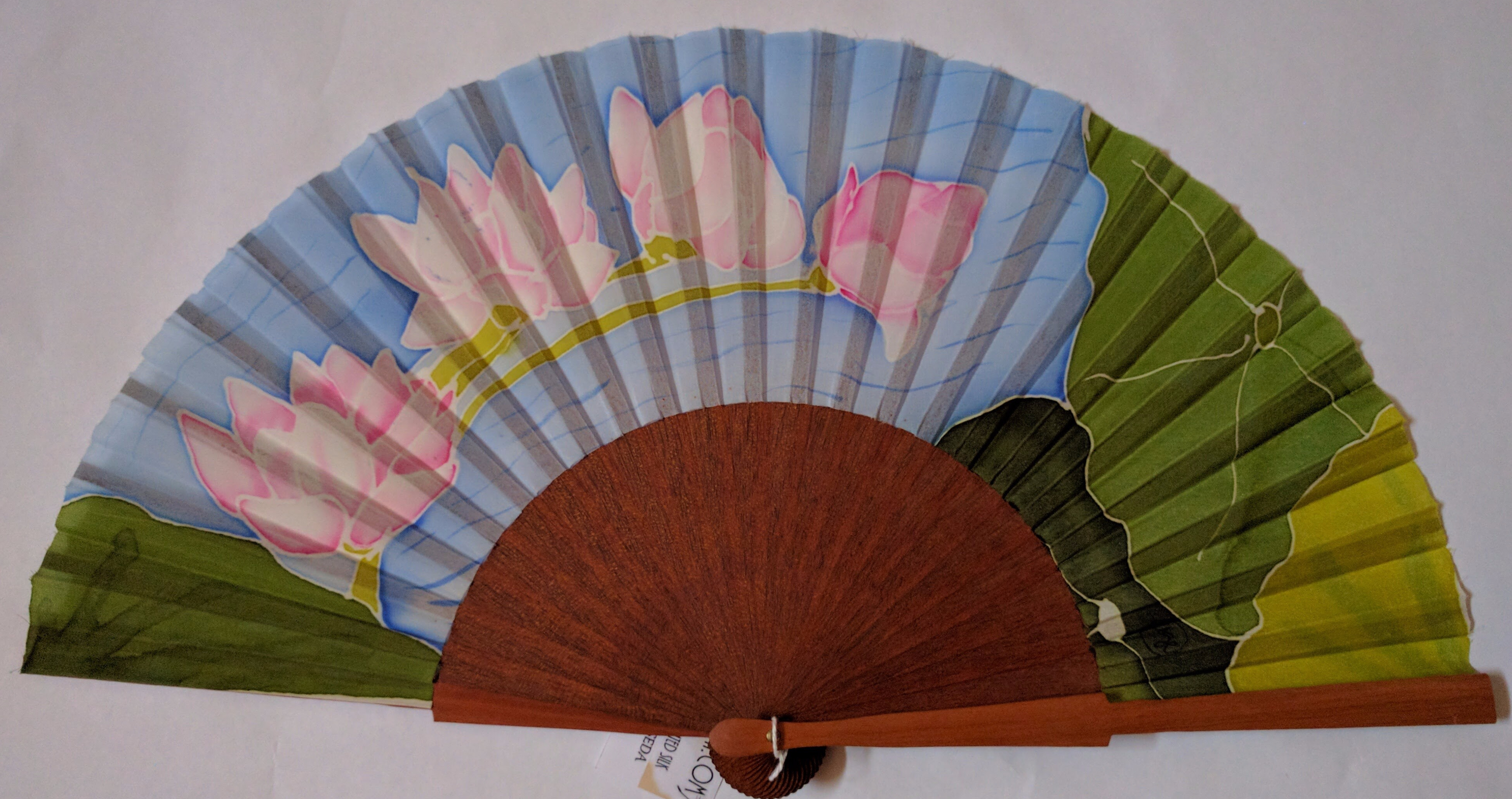 Abanico Seda "Lotos"